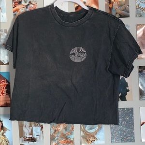 Faded Black Red California Brandy Melville Tee